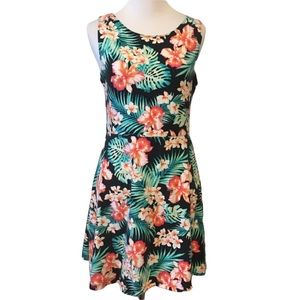 Pink Victoria’s Secret Flower Hibiscus Print Dress